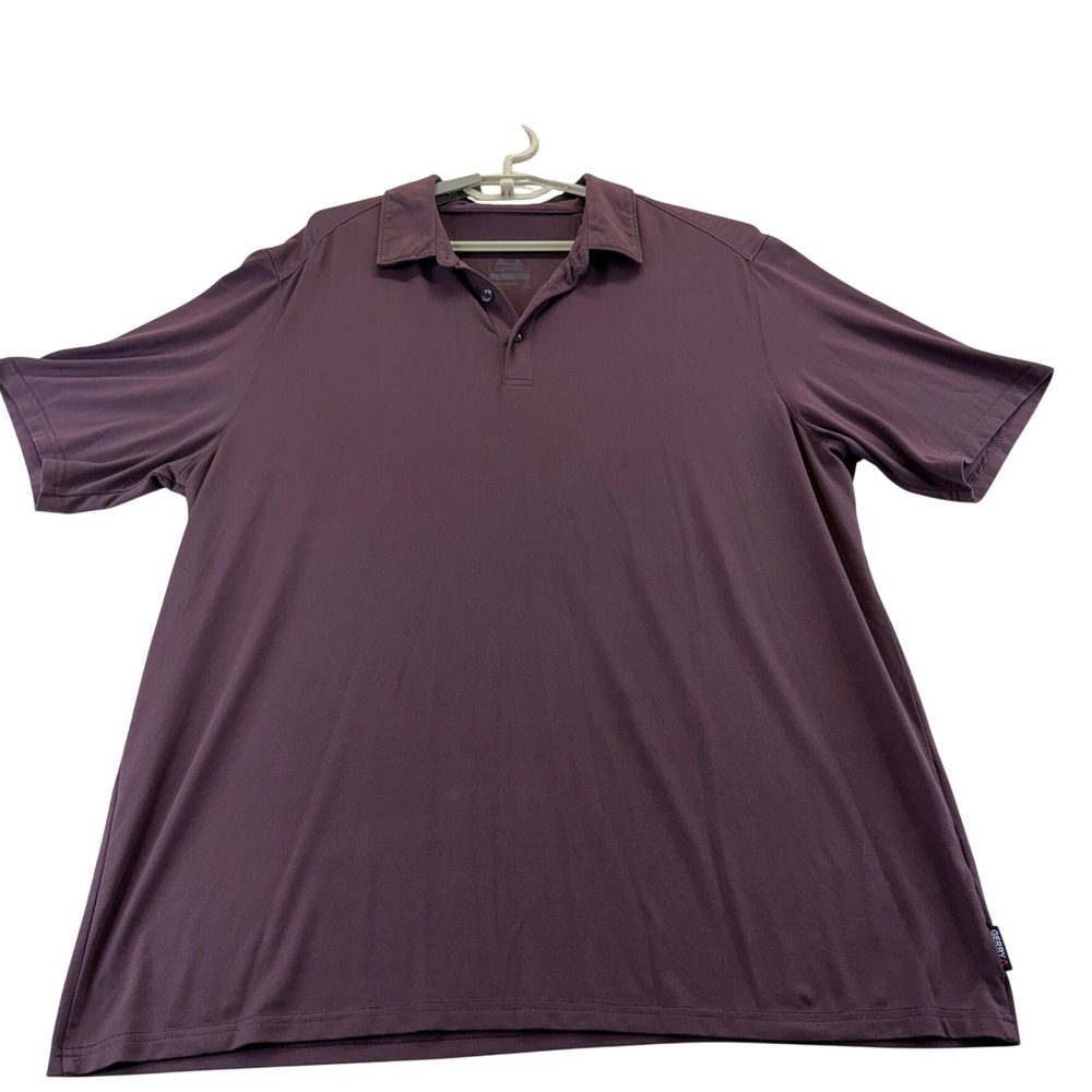 Gerry Polo Shirt Mens XL Purple Short Sleeve Performance Casual Solid Top